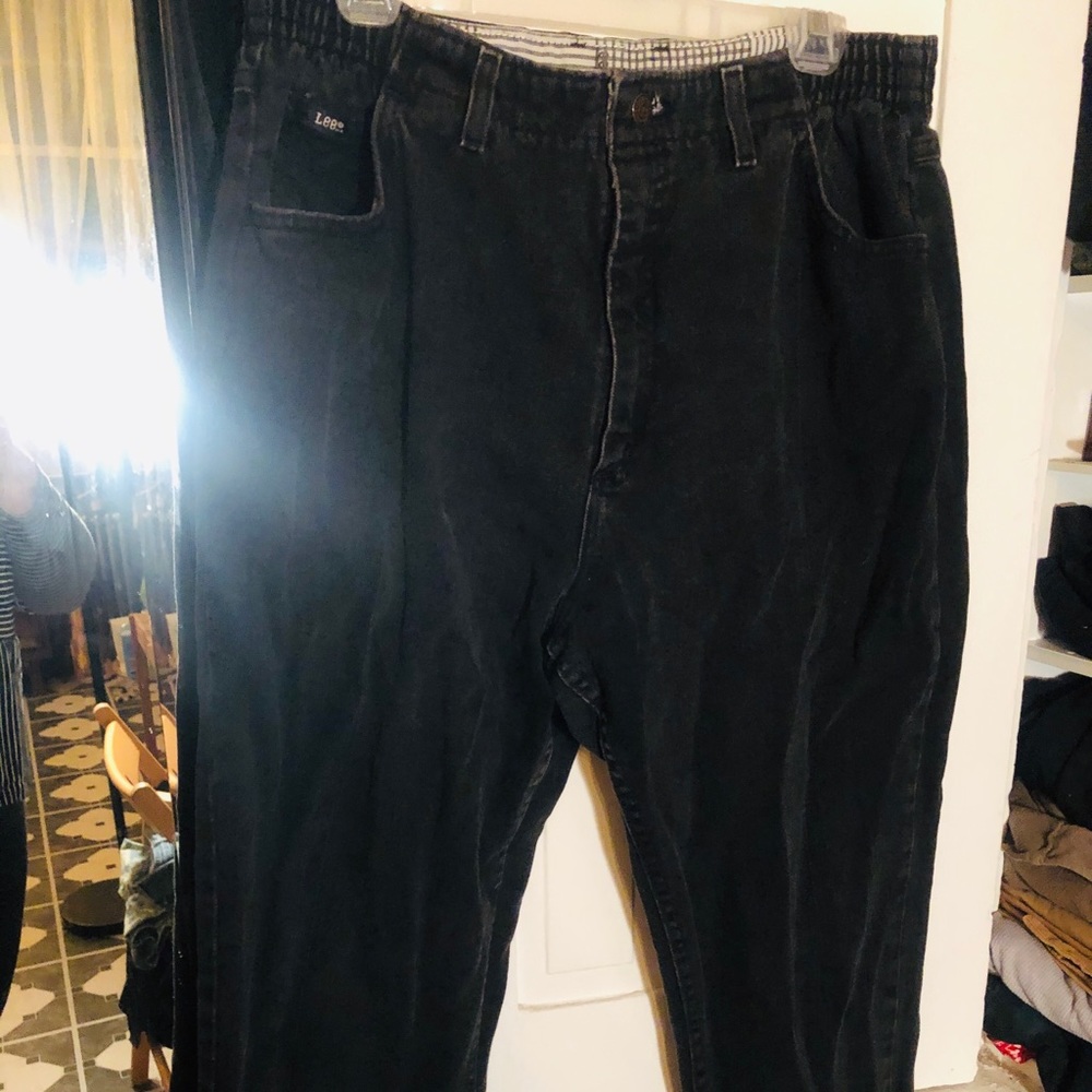 Vintage Lee black mom jeans